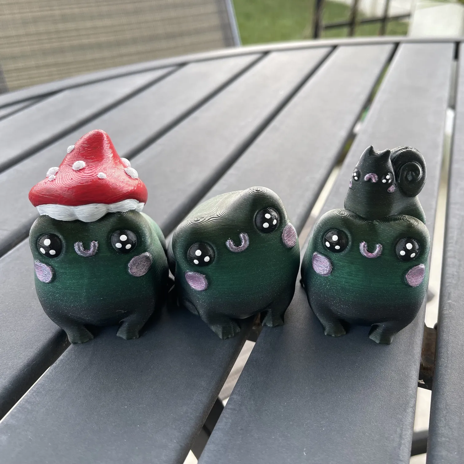 🐸3D Print Cute Butt Frog Set (3 PCS)