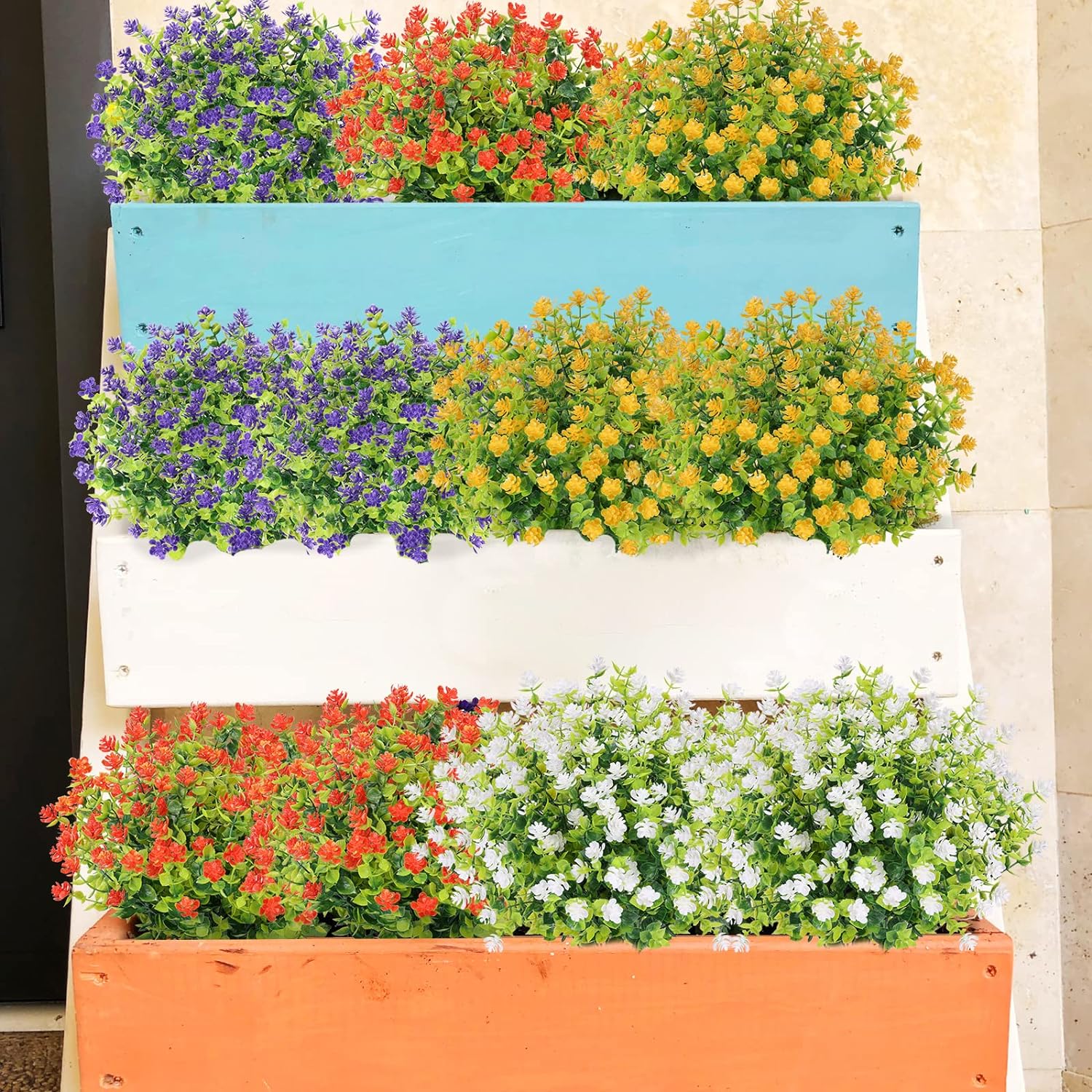 outdoor artificial flowers