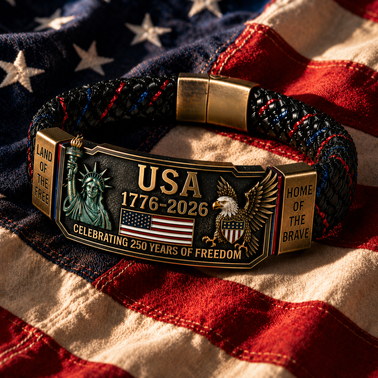 🦅USA 250 Freedom Legacy Bracelet (1776–2026)