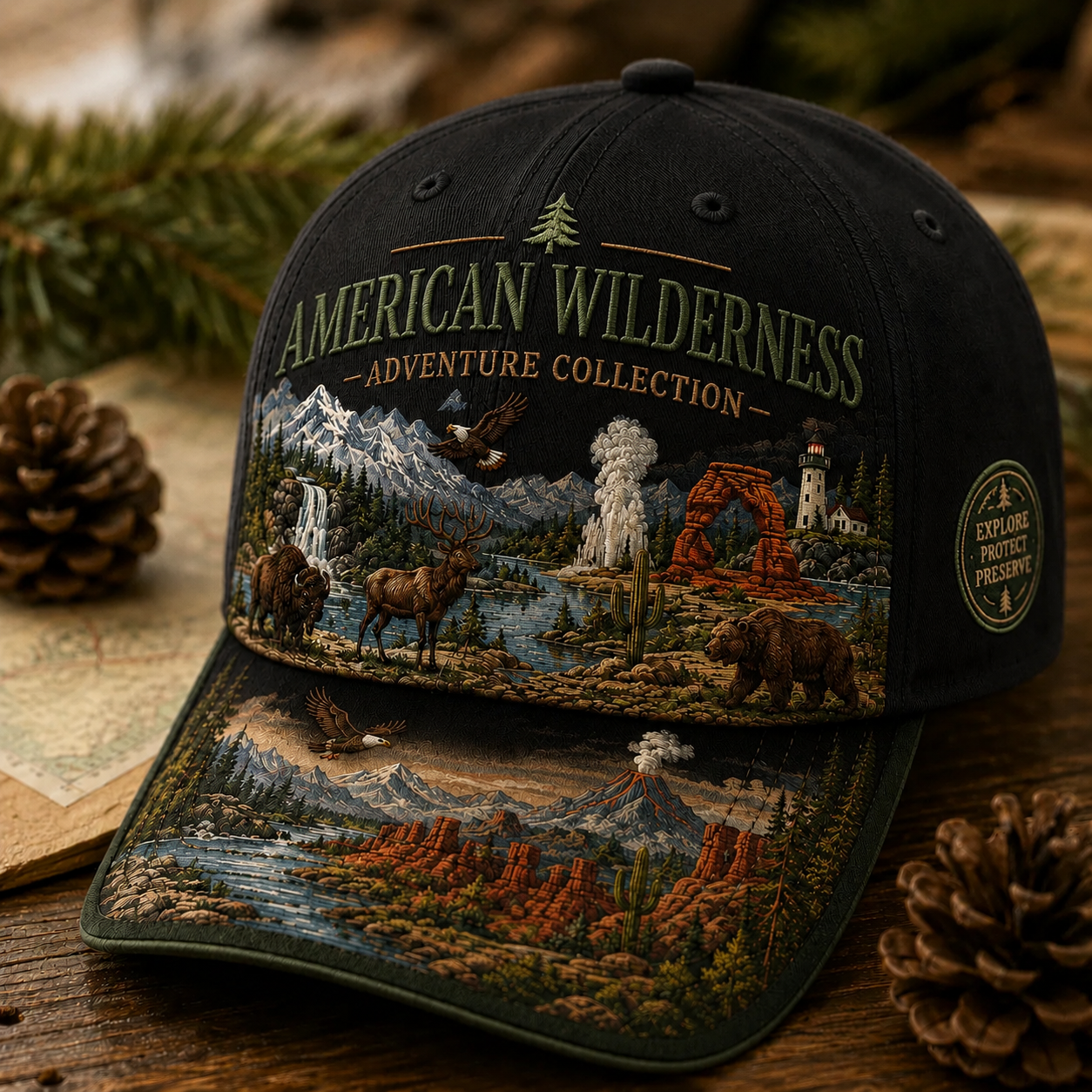 🏞️🧢 National Park Adventure Cap – Carry the Outdoors Wherever You Go