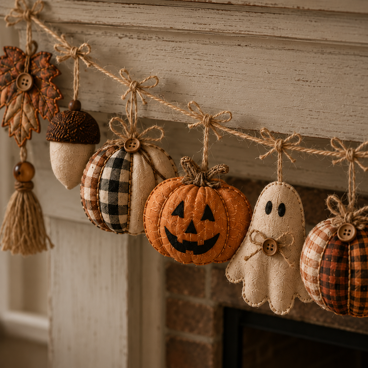 Cozy Fall Fabric Garland