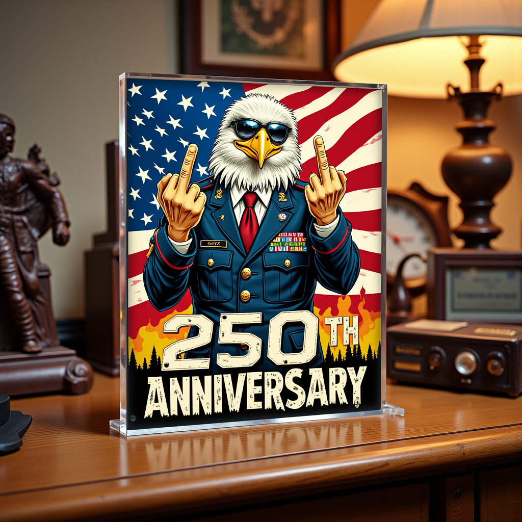 250th Anniversary Rebel Eagle  Plaque