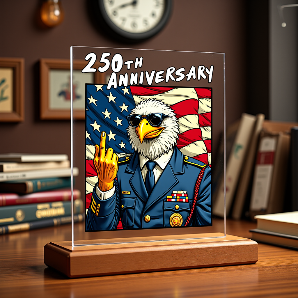 250th Anniversary Rebel Eagle  Plaque