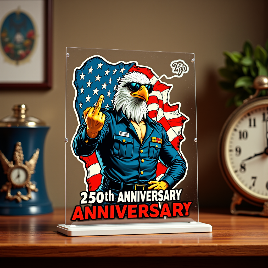 250th Anniversary Rebel Eagle  Plaque