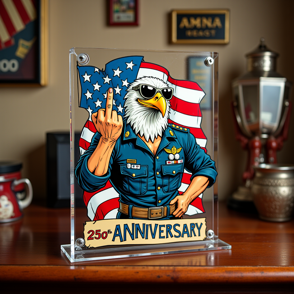 250th Anniversary Rebel Eagle  Plaque