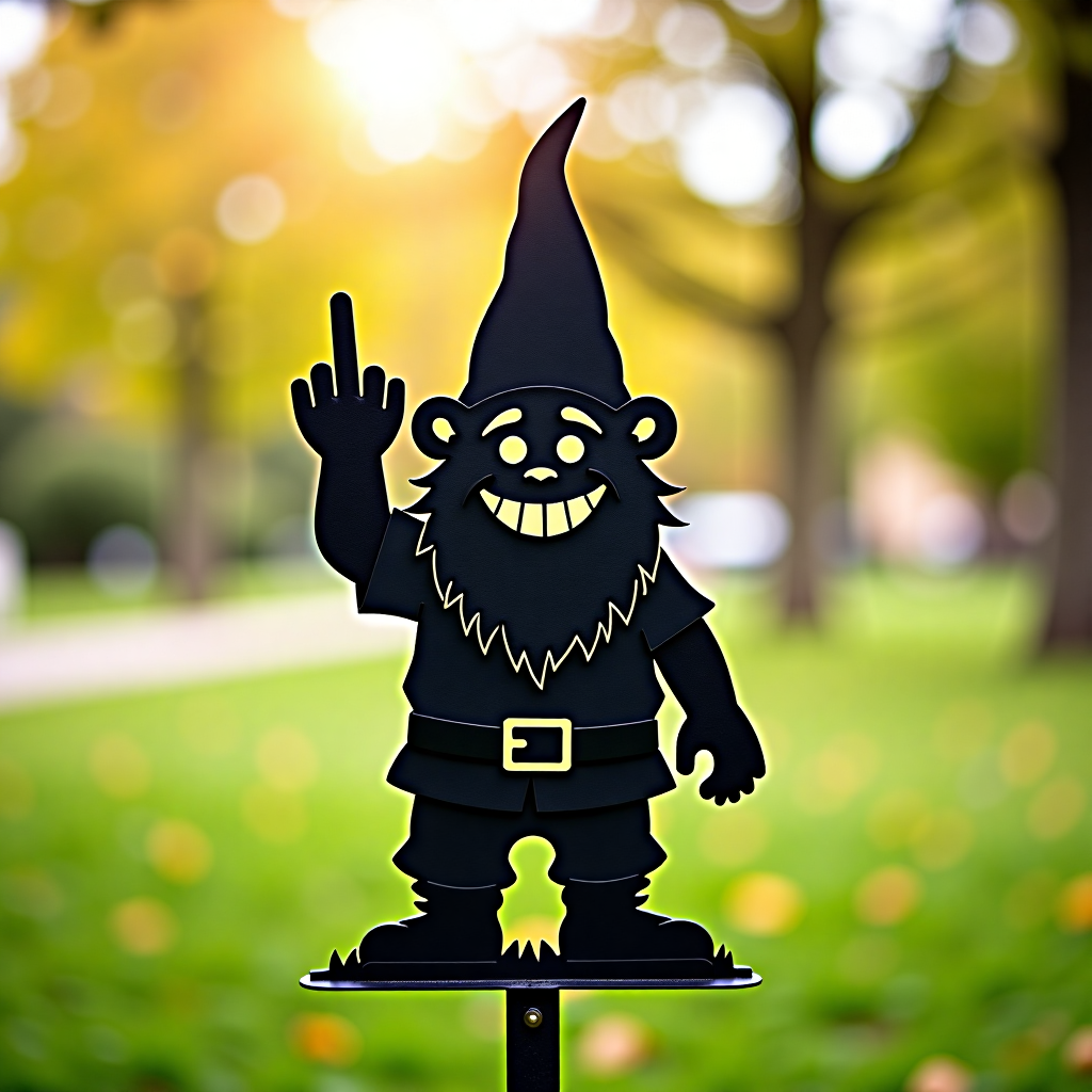 Rebel Gnome Garden Stake