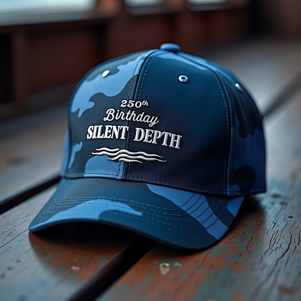 250th Birthday Embroidered Military Caps