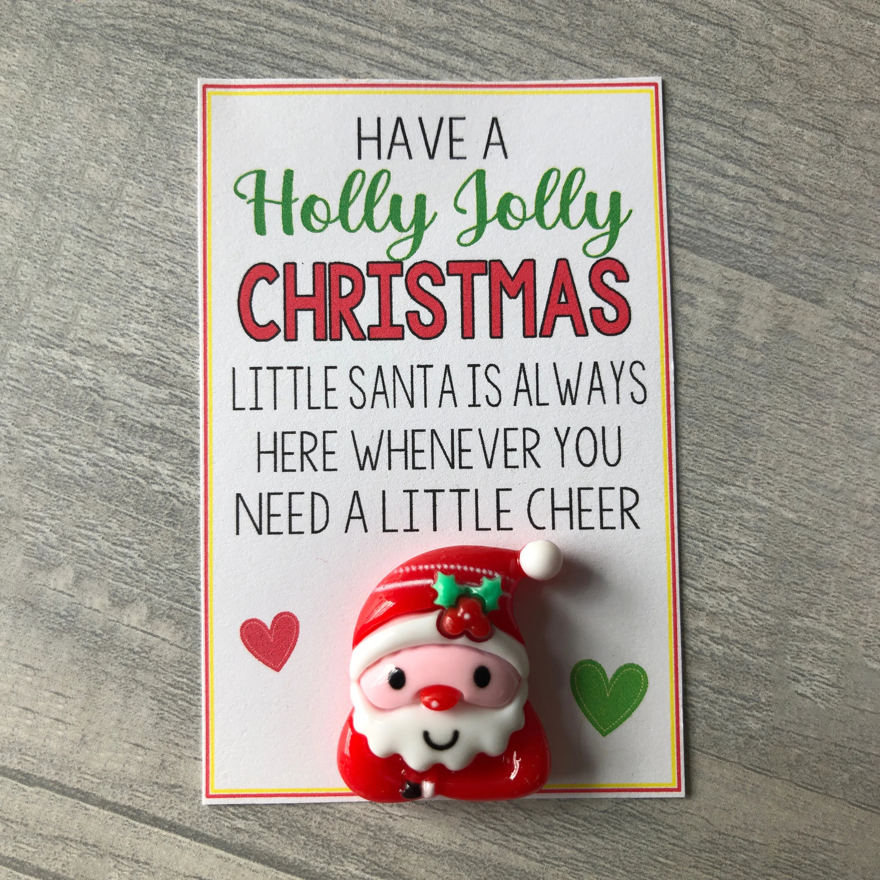 ❤️Cute Lucky Charm Gift-Holly Jolly Christmas