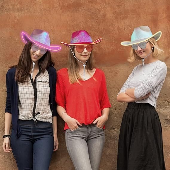 🤠Cowboy Wireless LED Party Hat😍