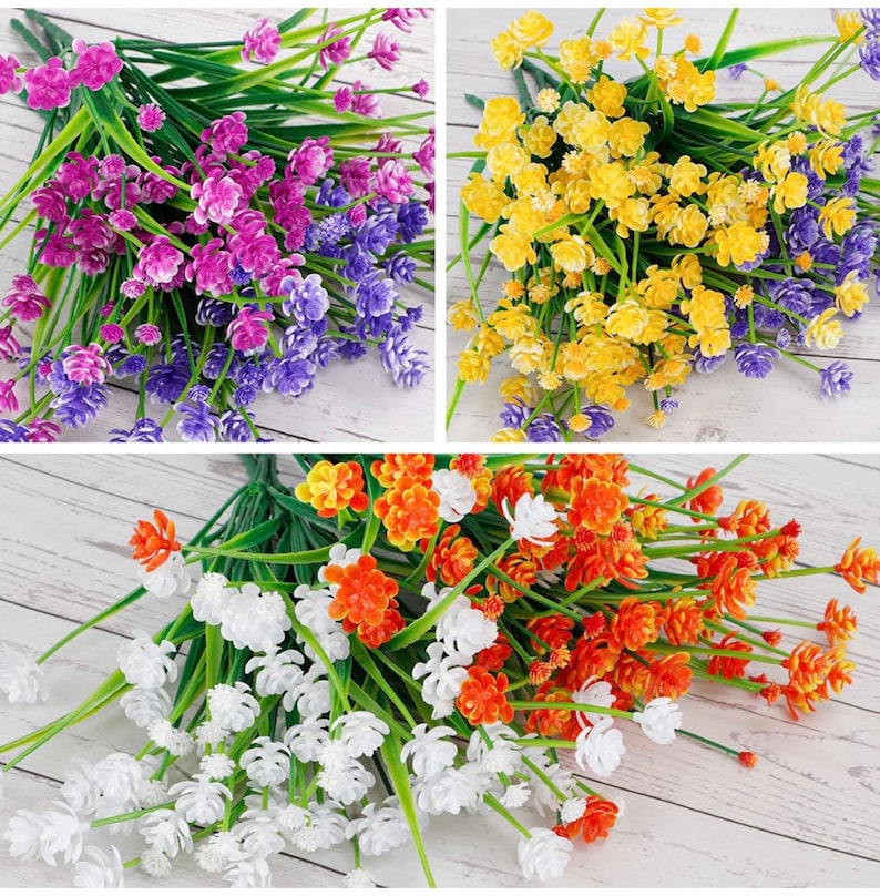 outdoor artificial flowers
