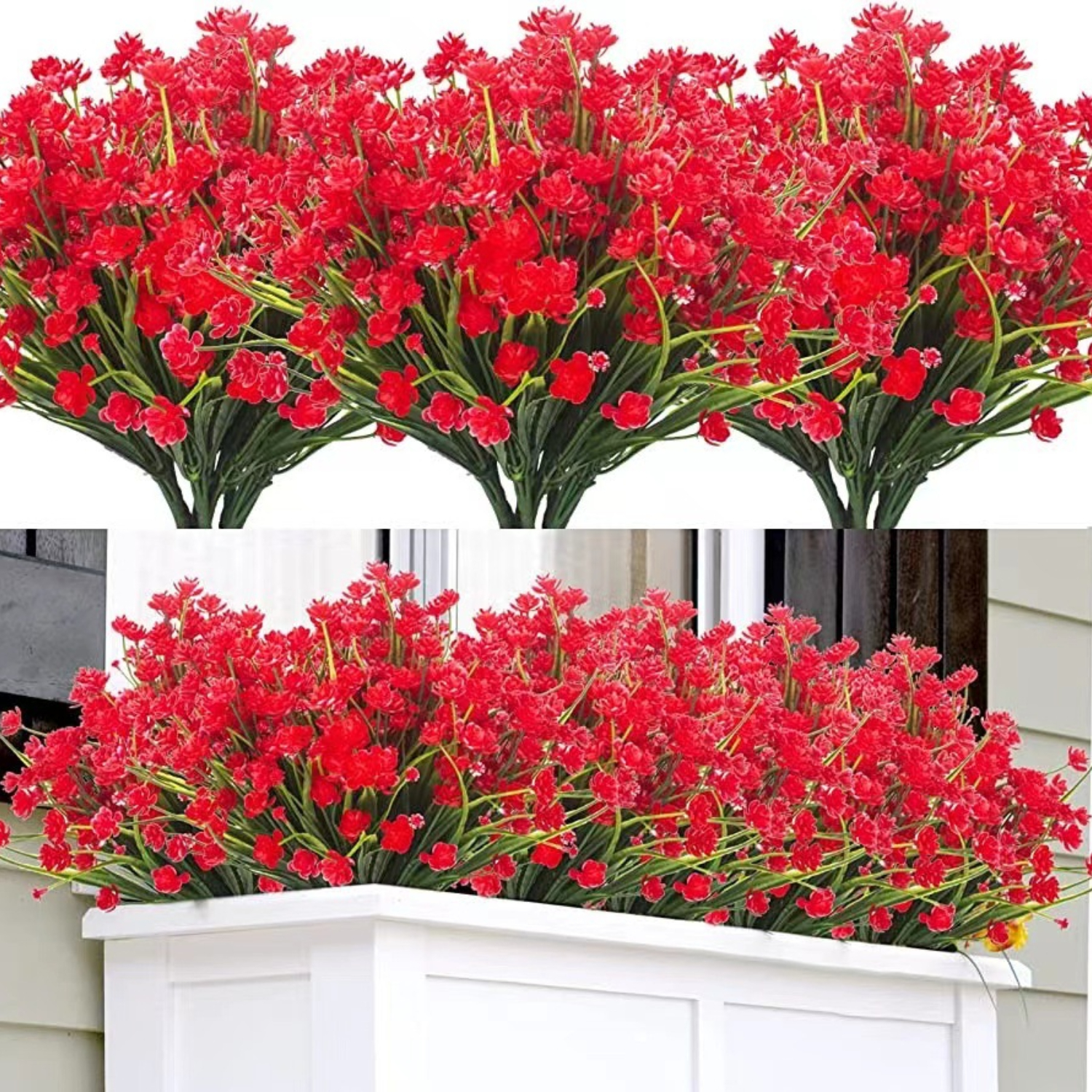 outdoor artificial flowers