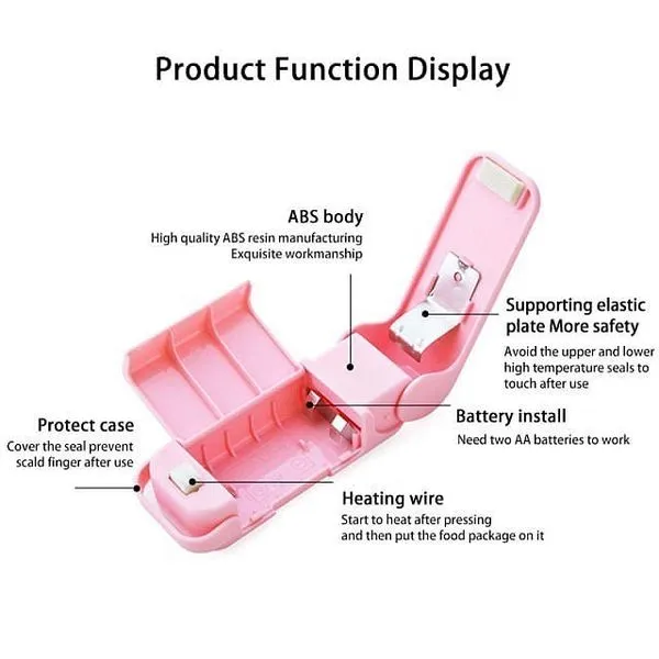 ✨MINI PORTABLE HANDY PLASTIC BAG PACKAGE HEAT SEALER