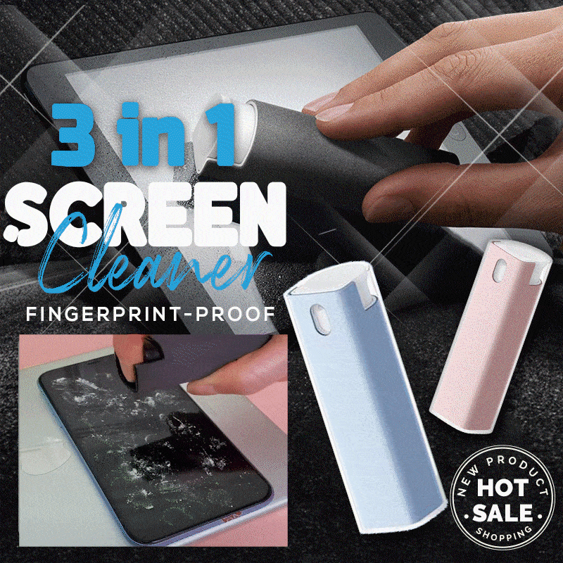 3 in 1 Fingerprint-proof Screen Cleaner
