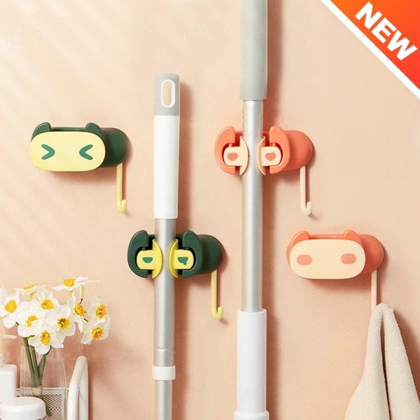 🔥(Last Day Promotion -50% OFF)Wall Mounted Mop Organizer