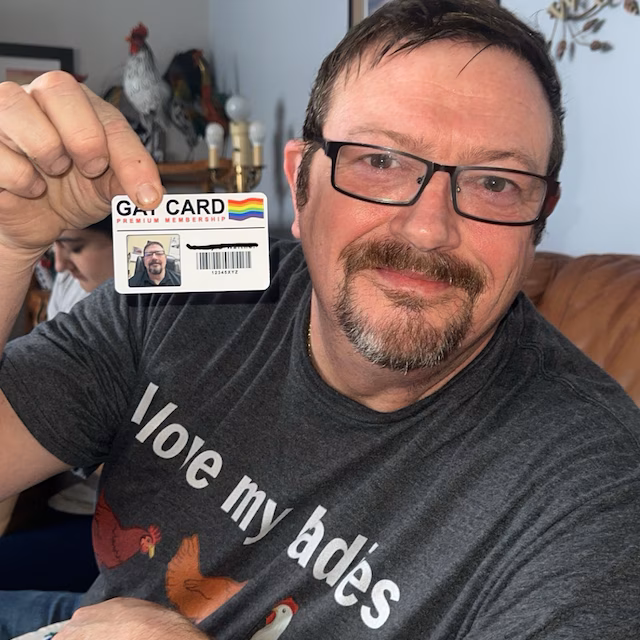 Personalised GAY CARD - Funny Gift