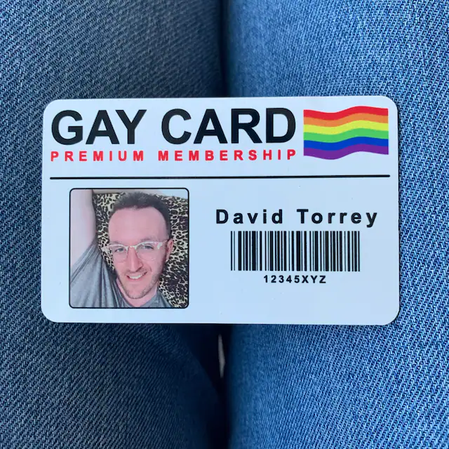 Personalised GAY CARD - Funny Gift