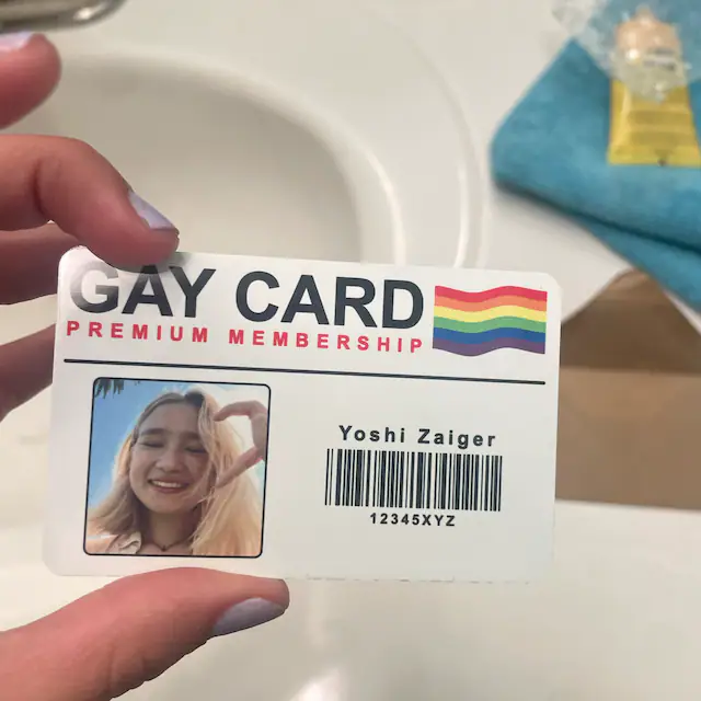 Personalised GAY CARD - Funny Gift