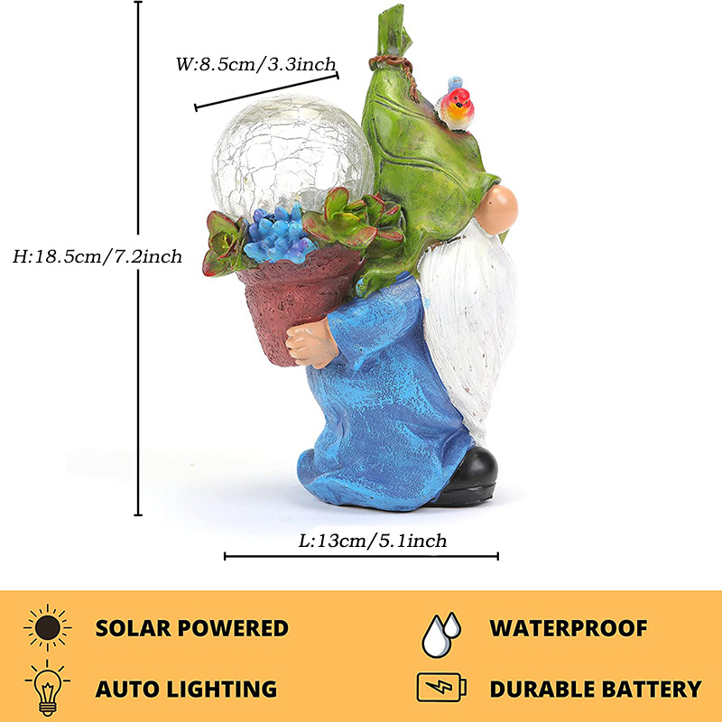 ✨Solar Lamp Resin Ornaments💖