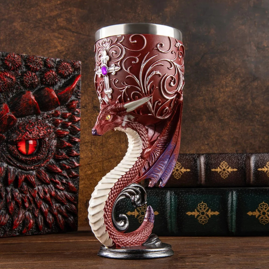 💀Magic Style Stainless Steel Decorative Goblet