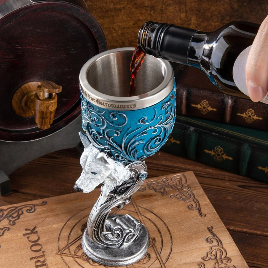 💀Magic Style Stainless Steel Decorative Goblet