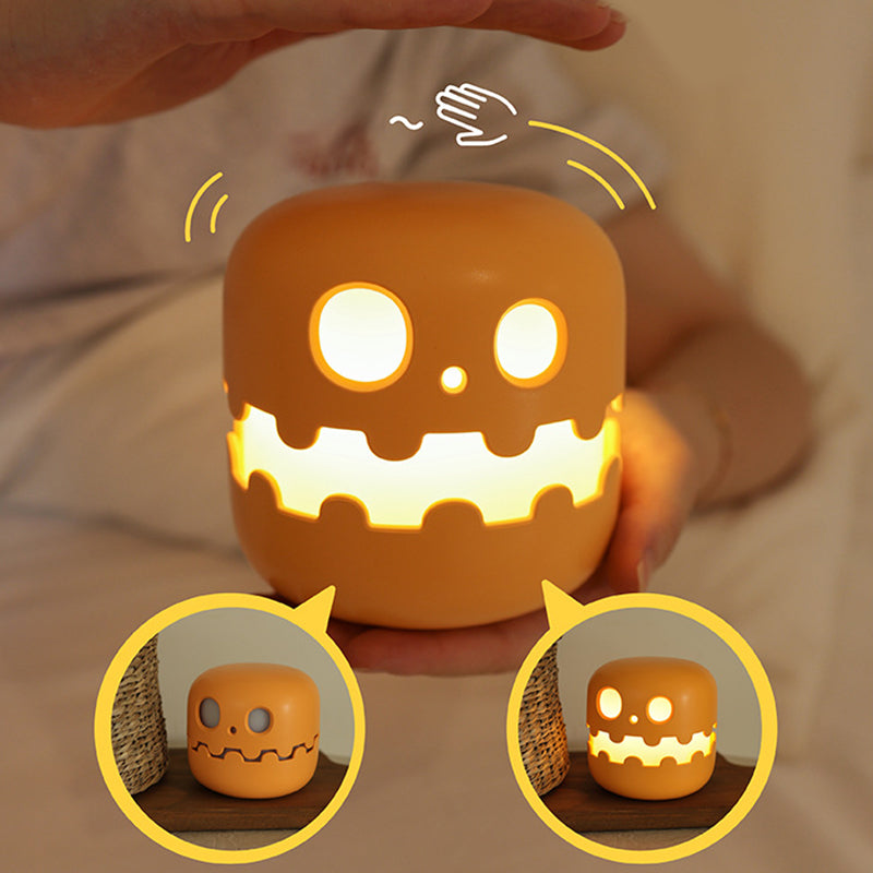 🎃 Pumpkin Night Light - Rechargeable LED Lamp with Adjustable Brightness