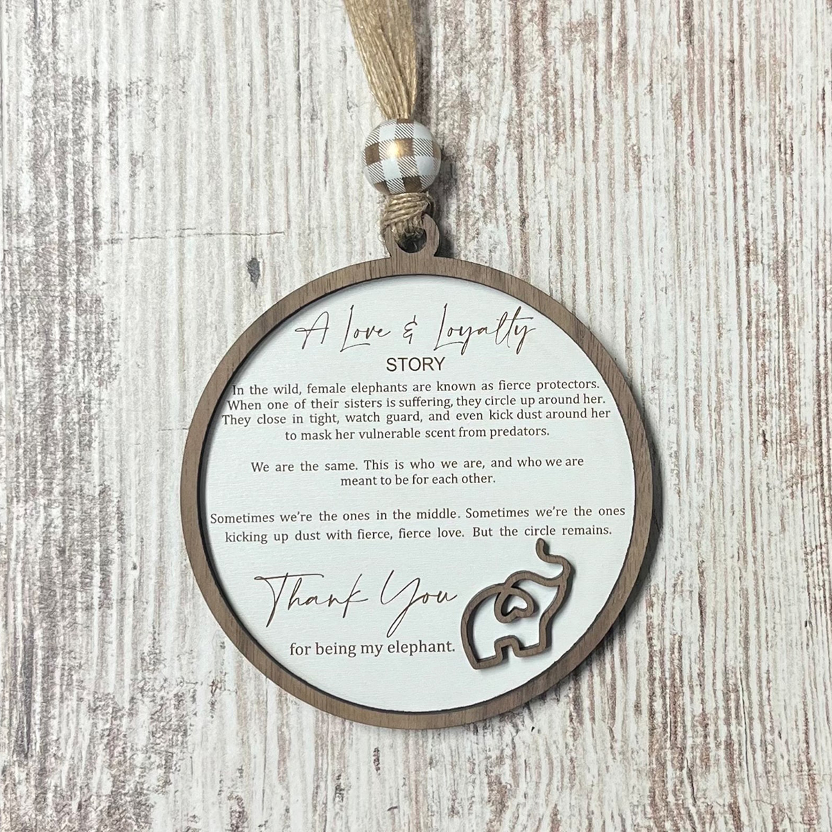 🎄Christmas Pre-sale🎁Friendship Elephant Ornament