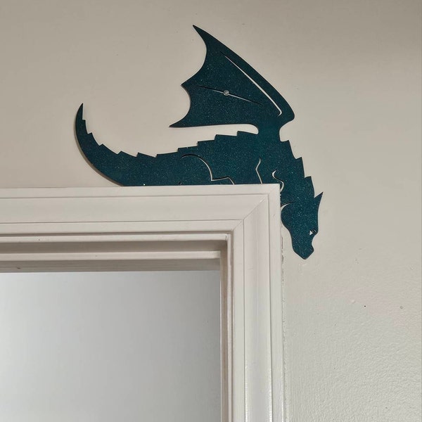 🔥🔥LAST DAY BIG SALE--Cute Dragon Metal Door Topper