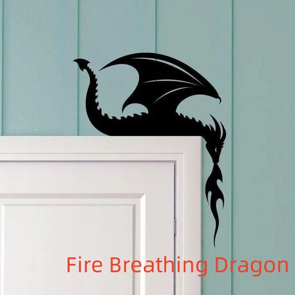 🔥🔥LAST DAY BIG SALE--Cute Dragon Metal Door Topper