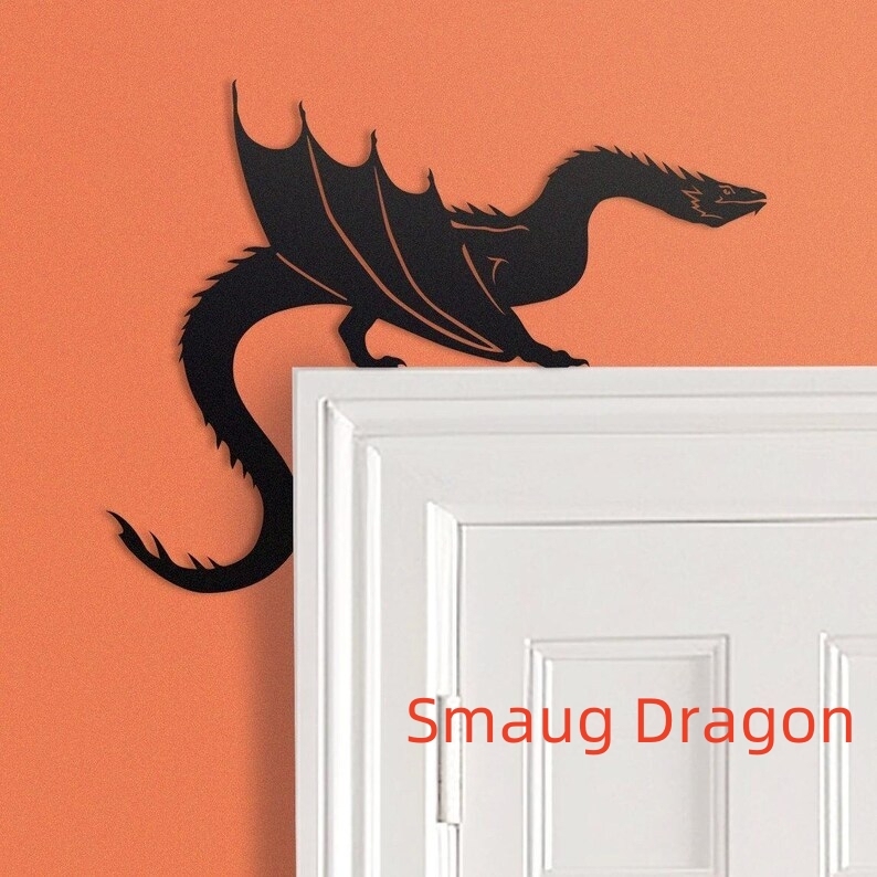 🔥🔥LAST DAY BIG SALE--Cute Dragon Metal Door Topper
