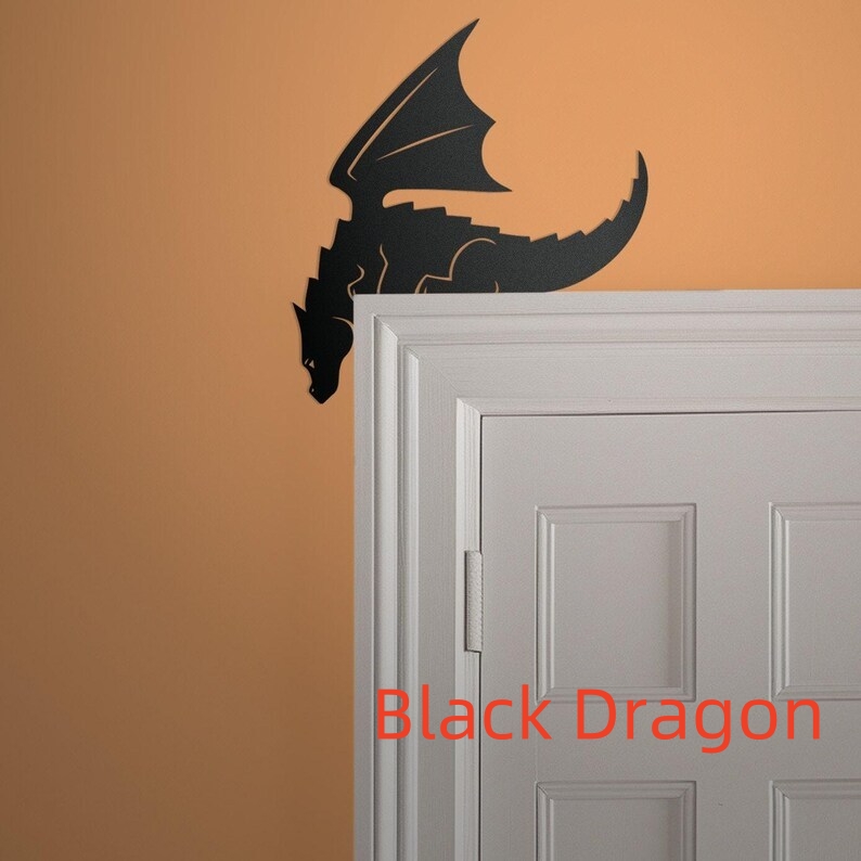 🔥🔥LAST DAY BIG SALE--Cute Dragon Metal Door Topper
