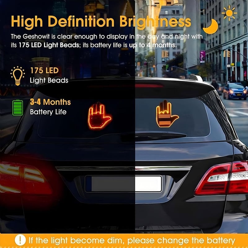 🤟Car Gesture Light