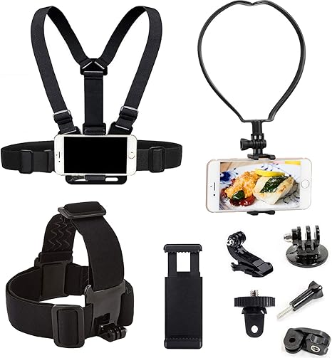 🏃Action Camera Strap Set with Phone Clip