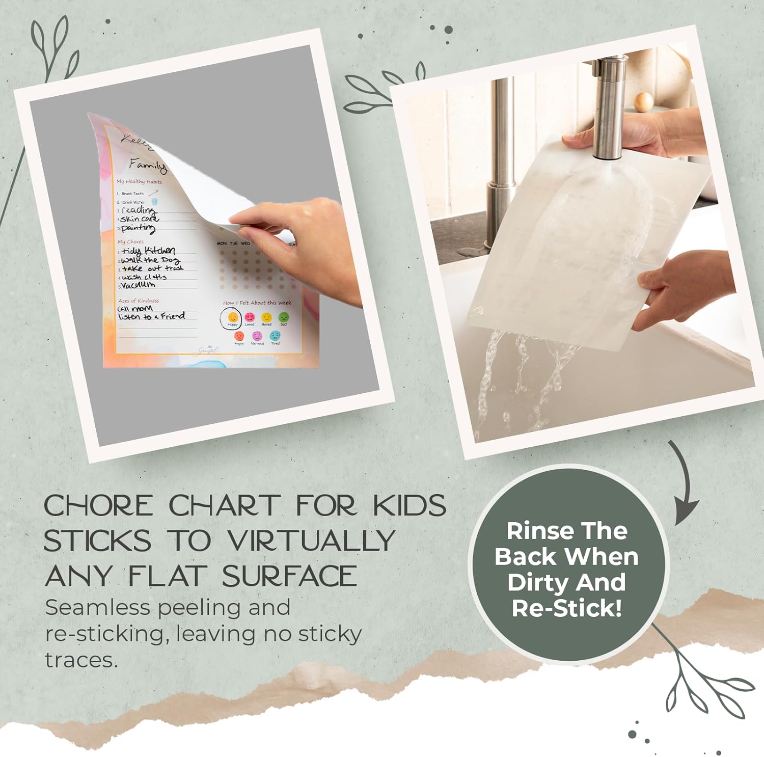 💖Graceful By Design Chores Chart for Kids