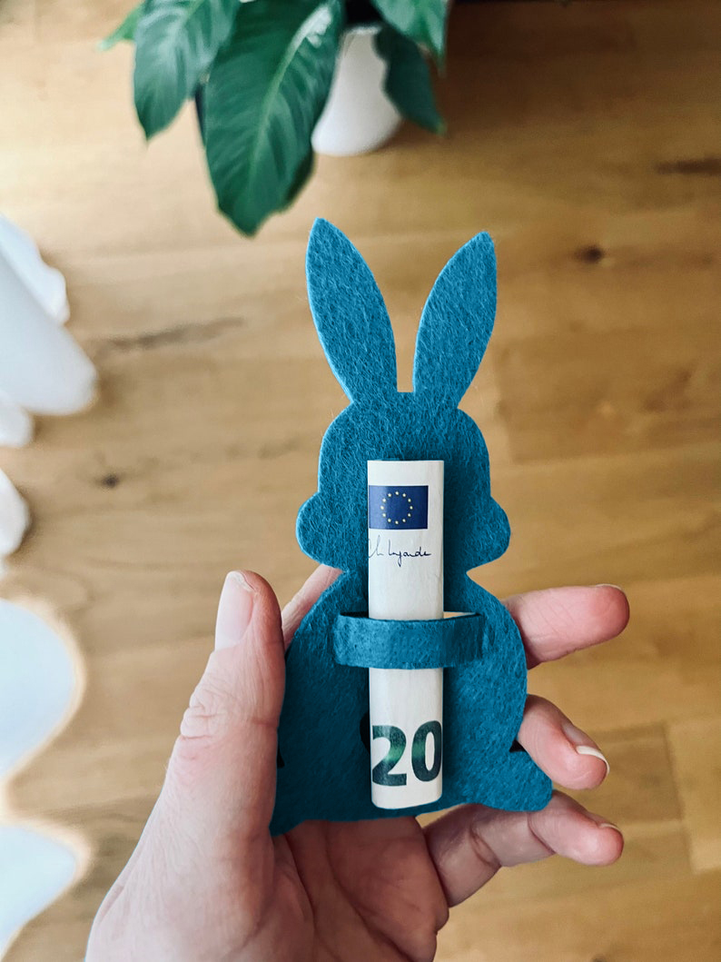 Easter Bunny Money Holder Gift