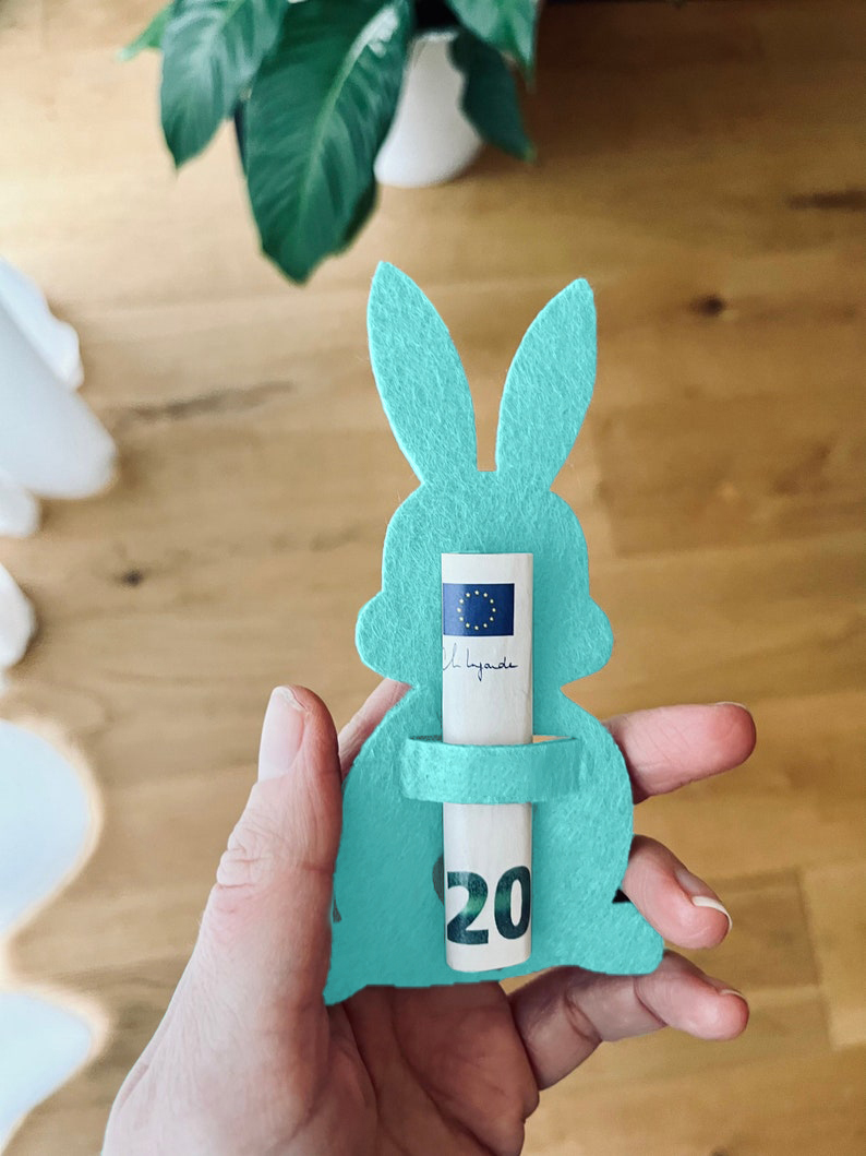 Easter Bunny Money Holder Gift