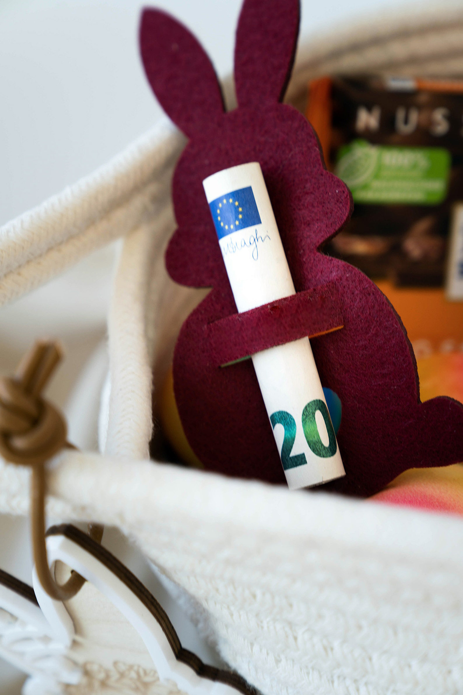 Easter Bunny Money Holder Gift