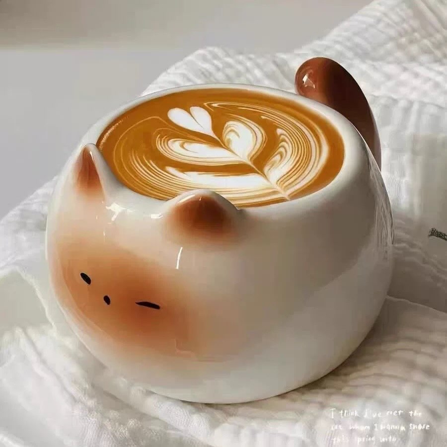Kawaii Neko Cat Ceramic Cup