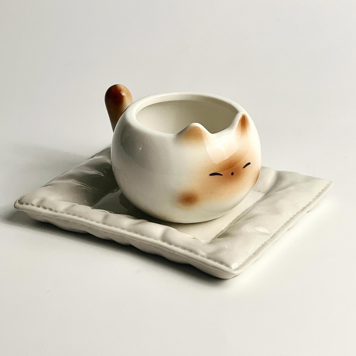 Kawaii Neko Cat Ceramic Cup