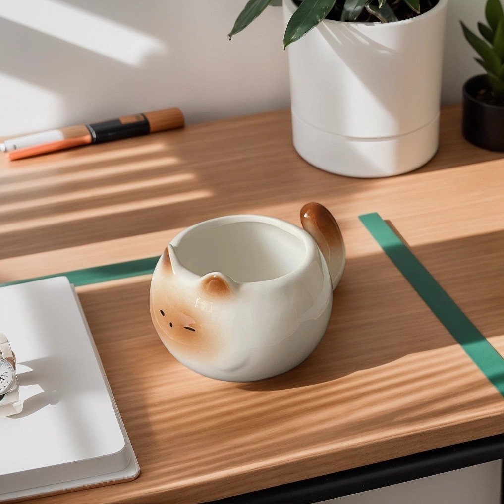Kawaii Neko Cat Ceramic Cup