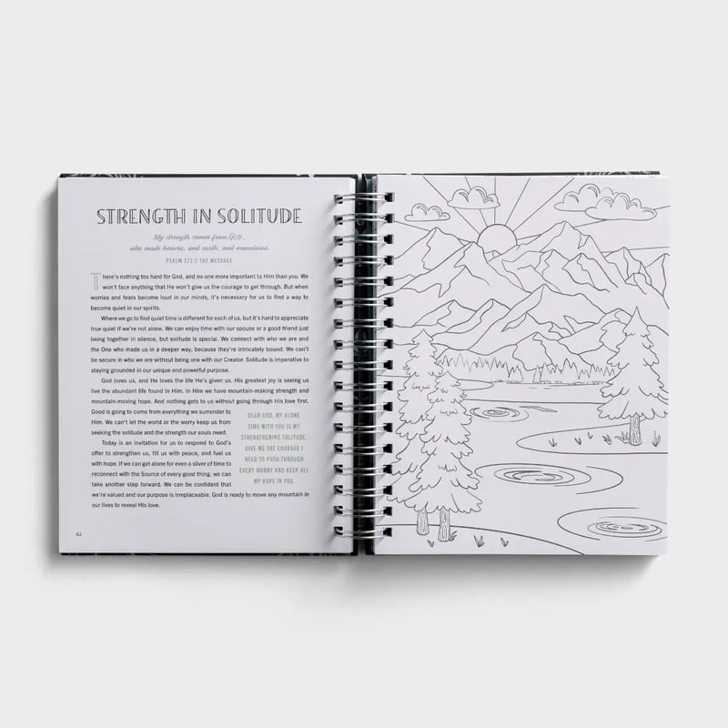 ➕️Be Still & Know: Devotional Coloring Book