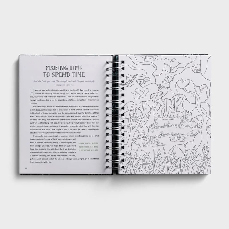 ➕️Be Still & Know: Devotional Coloring Book