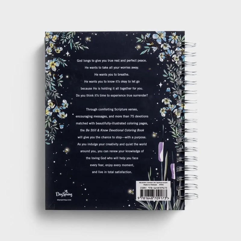 ➕️Be Still & Know: Devotional Coloring Book