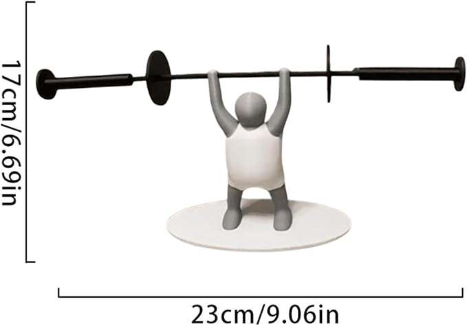 Funny Weightlifter Toilet Roll Holder