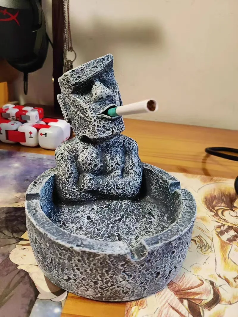 🗿Stone Statue Ashtray