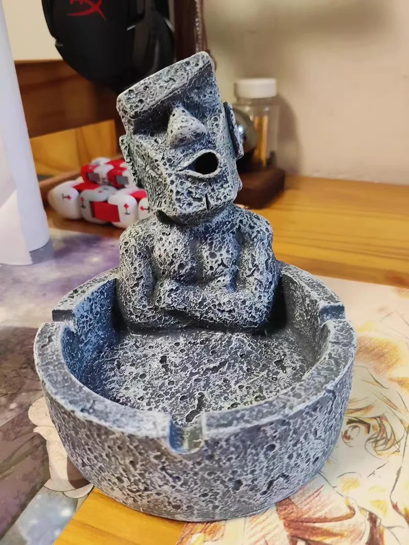 🗿Stone Statue Ashtray