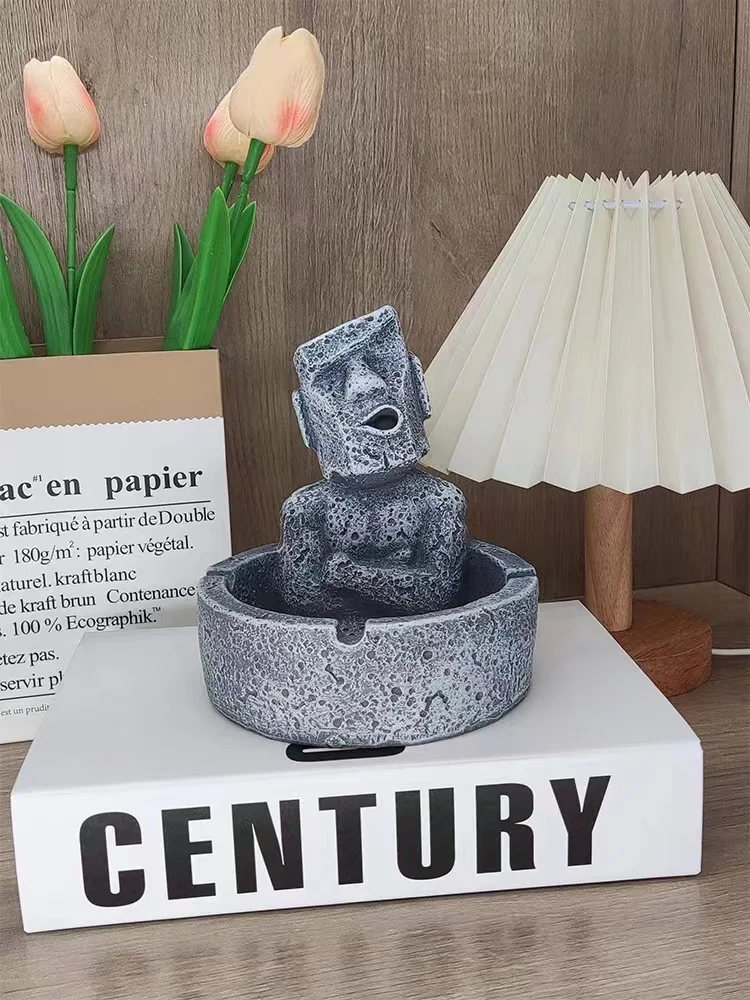 🗿Stone Statue Ashtray