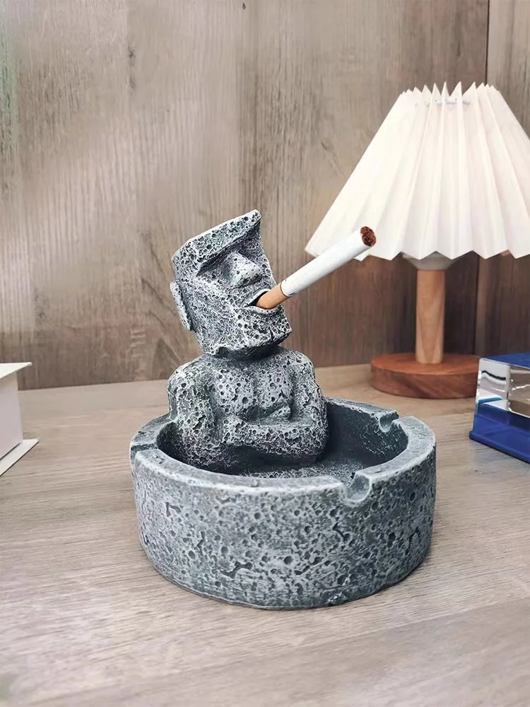 🗿Stone Statue Ashtray