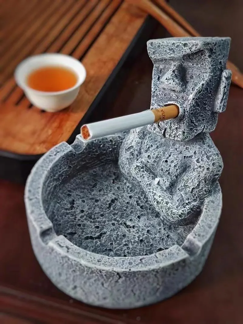 🗿Stone Statue Ashtray