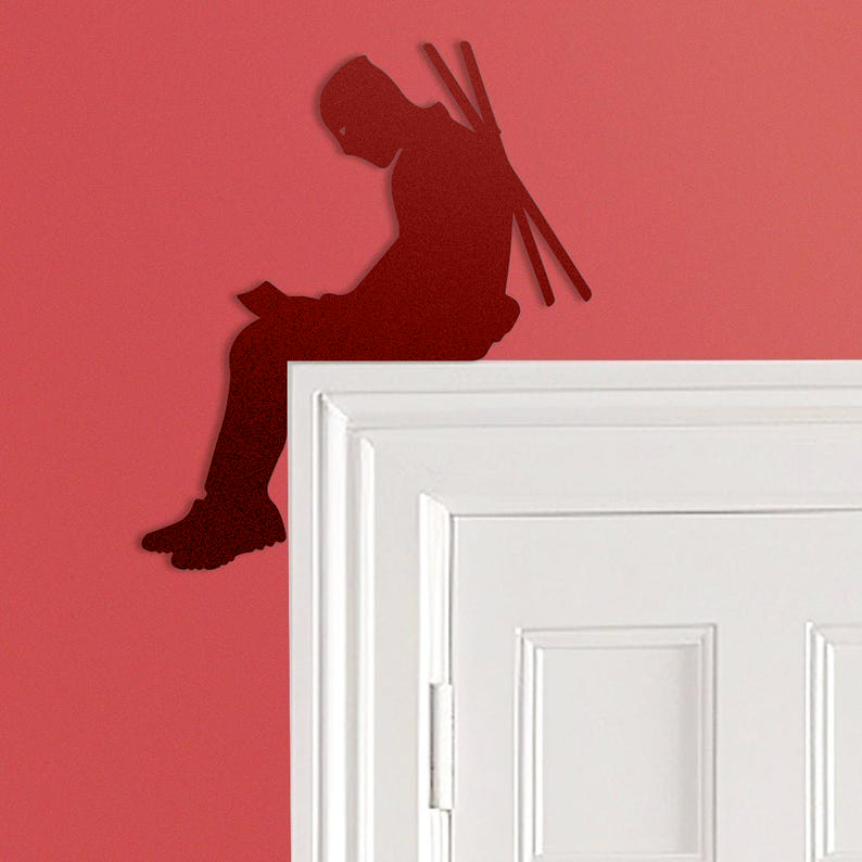 Deadpool Door Frame Topper Metal