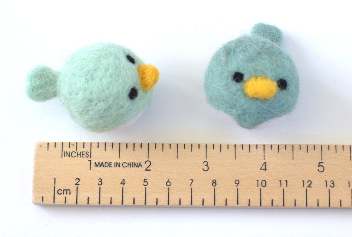 Spring Bird Chick Felt Shapes - 5 Pcs